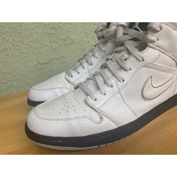 Nike Air Jordan 1 Retro Cinco De Mayo Mens White 2009 Sneaker 136065-107 Size 13